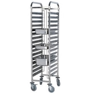 Profesionalni voziček za pekarske pladnje Sirman VAN 18 BP
