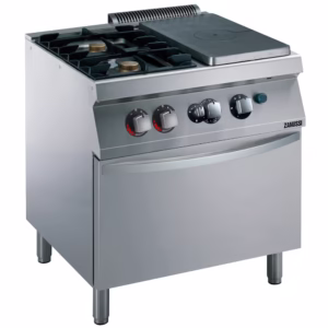 Solid-top z 2-plinskima gorilnikoma in plinsko pečico Zanussi Professional Z7STGH30G0