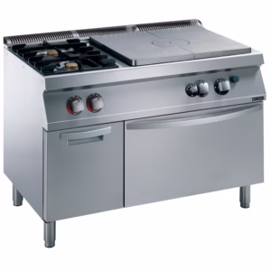 Solid-top z 2-plinskima gorilnikoma in plinsko pečico Zanussi Professional Z7STGL3010