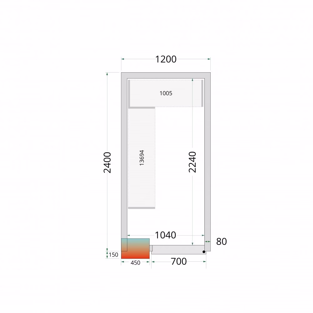 Hladilnicah Tefcold CRPF1224