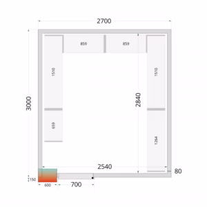 Hladilnicah Tefcold CRPF2730