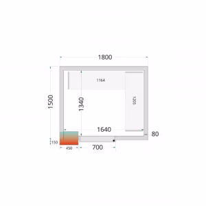 CRPF1815 Tefcold Shelf Rack System Kit