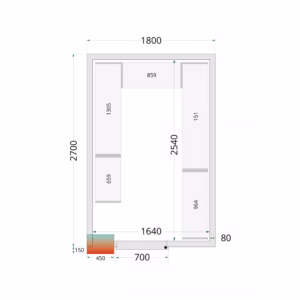 CRPF1827 Tefcold Shelf Rack System Kit