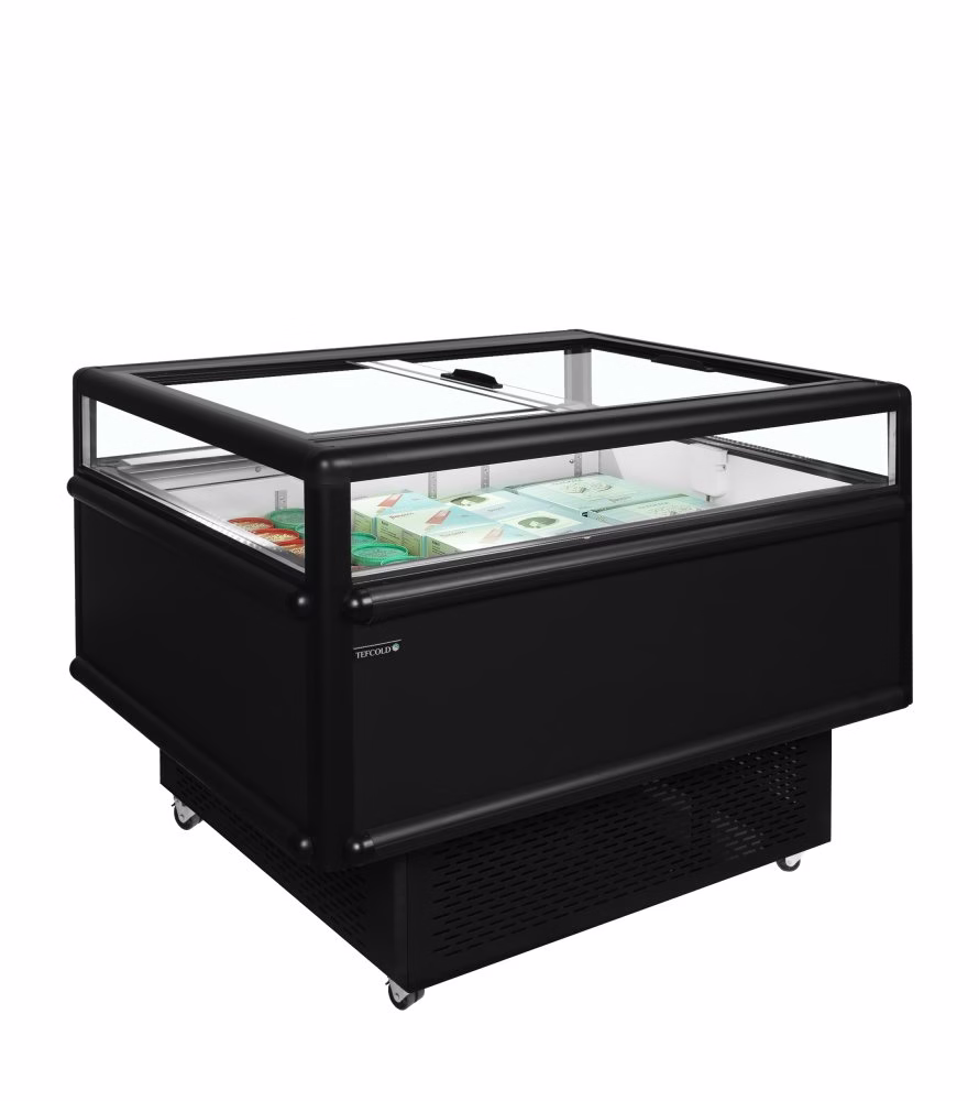 Črna vitrina za spontane nakupe/zamrzovalnik Tefcold UHD201 /Black - slika 2