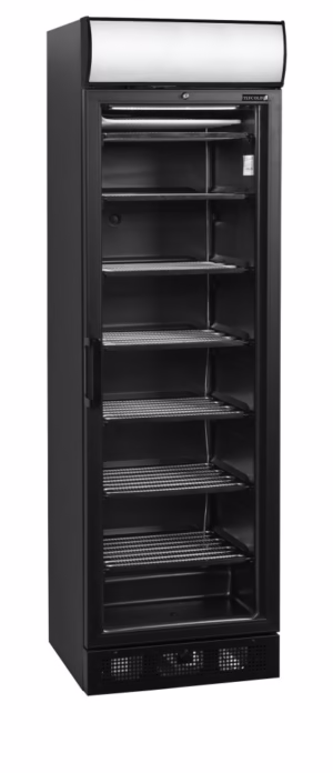 Črna zamrzovalna vitrina Tefcold UFSC371GCP Black
