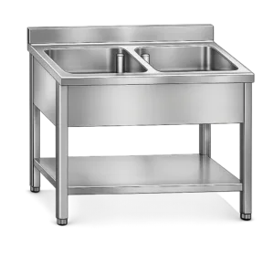 Inox dvojno pomivalno korito Mittel G1236