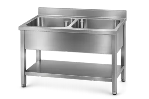 Inox dvojno pomivalno korito Mittel G1236