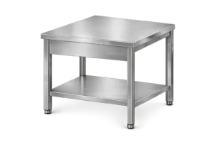 Inox delovna miza z spodnjo polico Mittel G2306