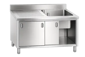 Inox pomivalno korito z omaricami Mittel 21602