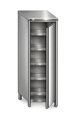 Nevtralna inox omara s krilnimi vrati Mittel V04206